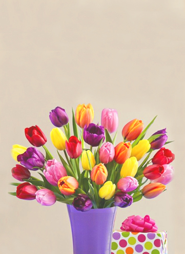 Birthday Flowers Grays